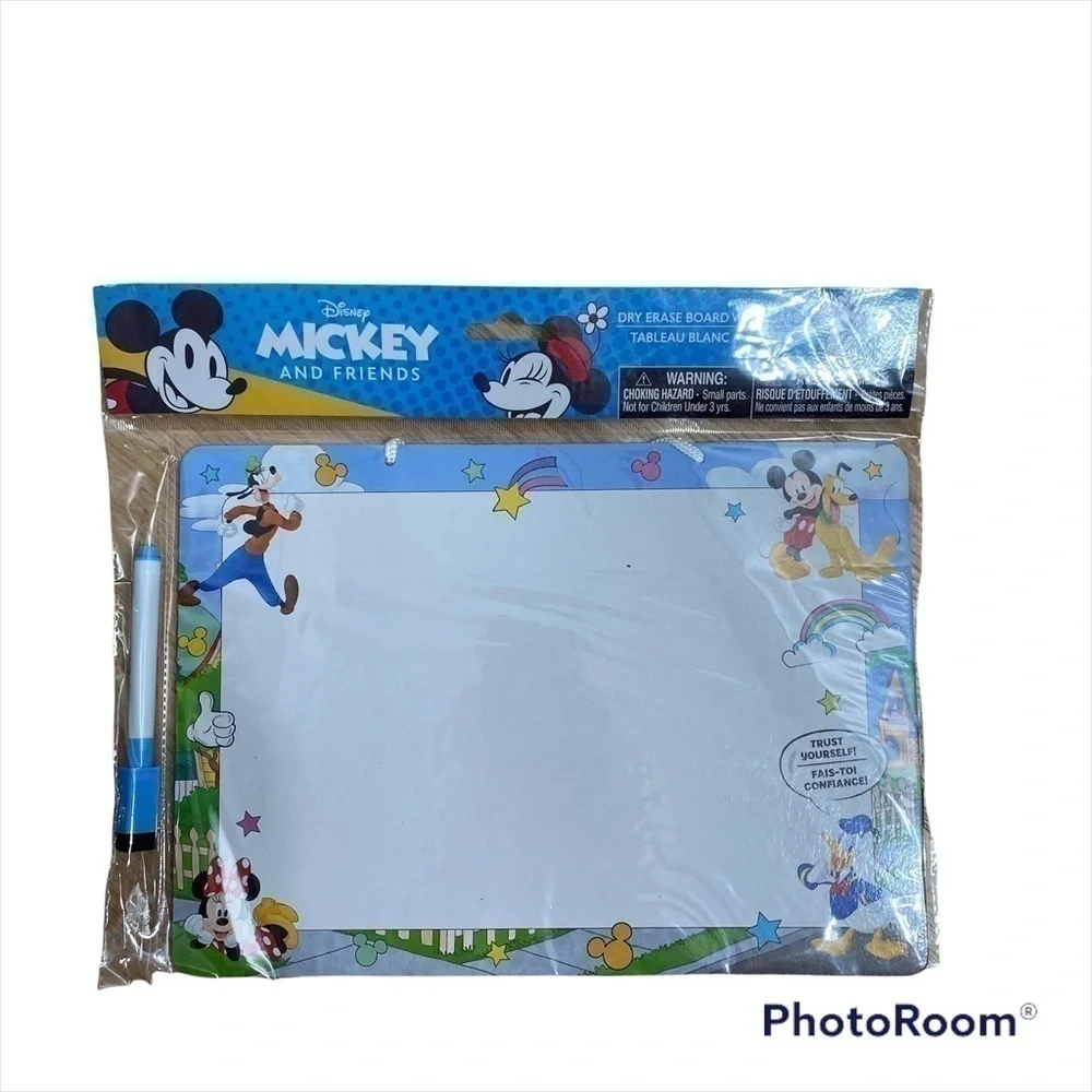 Disney Mickey Mouse White Board NWT Pluto Minnie Mouse Donald Duck